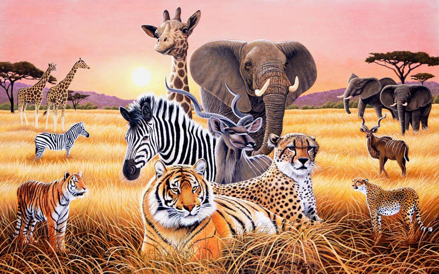 Safari 2 Wall Mural